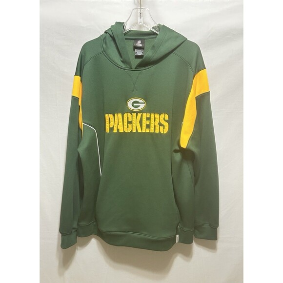 NFL Team Mens XL Green Bay Packers Hooded Long sleeve Sweatshirt - Picture 1 of 9